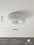 American-style cream coloured bedroom ceiling lamp with three-light colours and 40cm diameter.
