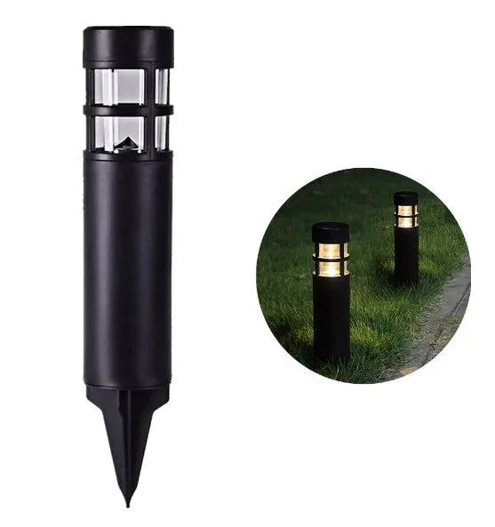 New solar lamp downlight floor outlet lawn lamp LED 0.06W 1.2V 7.2x39.5cm for garden landscape