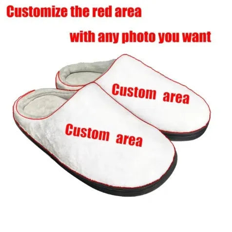Printed patterned cotton flannel slippers with TPR sole in multiple colour options