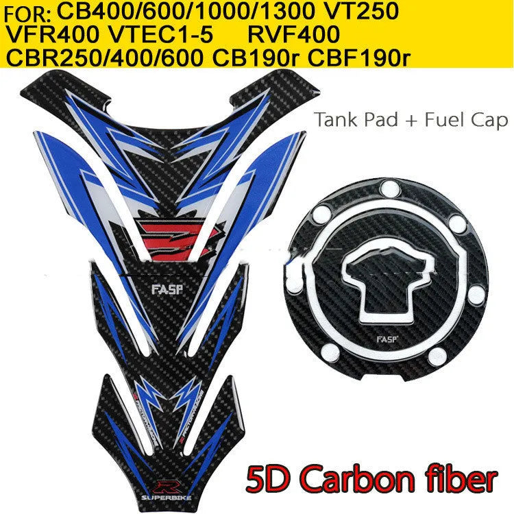 5D real carbon fish bone paste for GM sports car fuel tank in TQ009+G001 style
