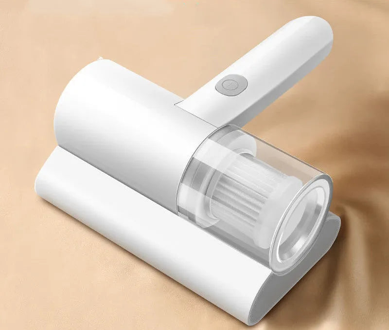 White wireless mite removal instrument with 300W power, ultraviolet sterilization, and USB charging for household beds