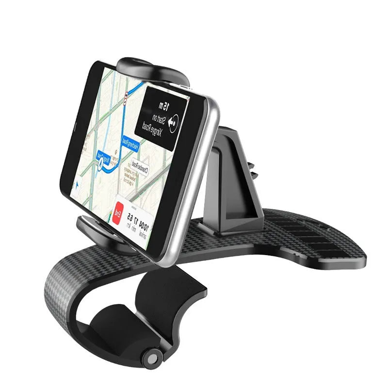 Plastic snap-on car phone holder for dashboard with YBJ wide head colour option