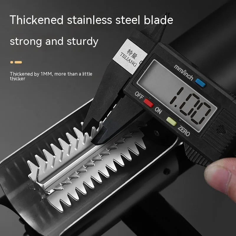 Electric razor fish scaler machine in light green colour with handheld charging design