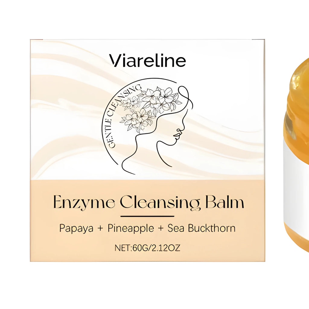 60g tube of deep cleansing makeup remover cream with coconut oil and fruit enzyme formulation