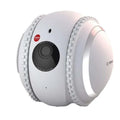White plastic pet companion robot cat with automatic recharge function and USB cable