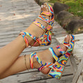 Women's lightweight buckle wedge sandals with fish mouth toe holder in a selected colour.
