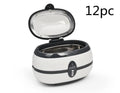 Compact ultrasonic glasses and jewellery washing machine with stainless steel liner