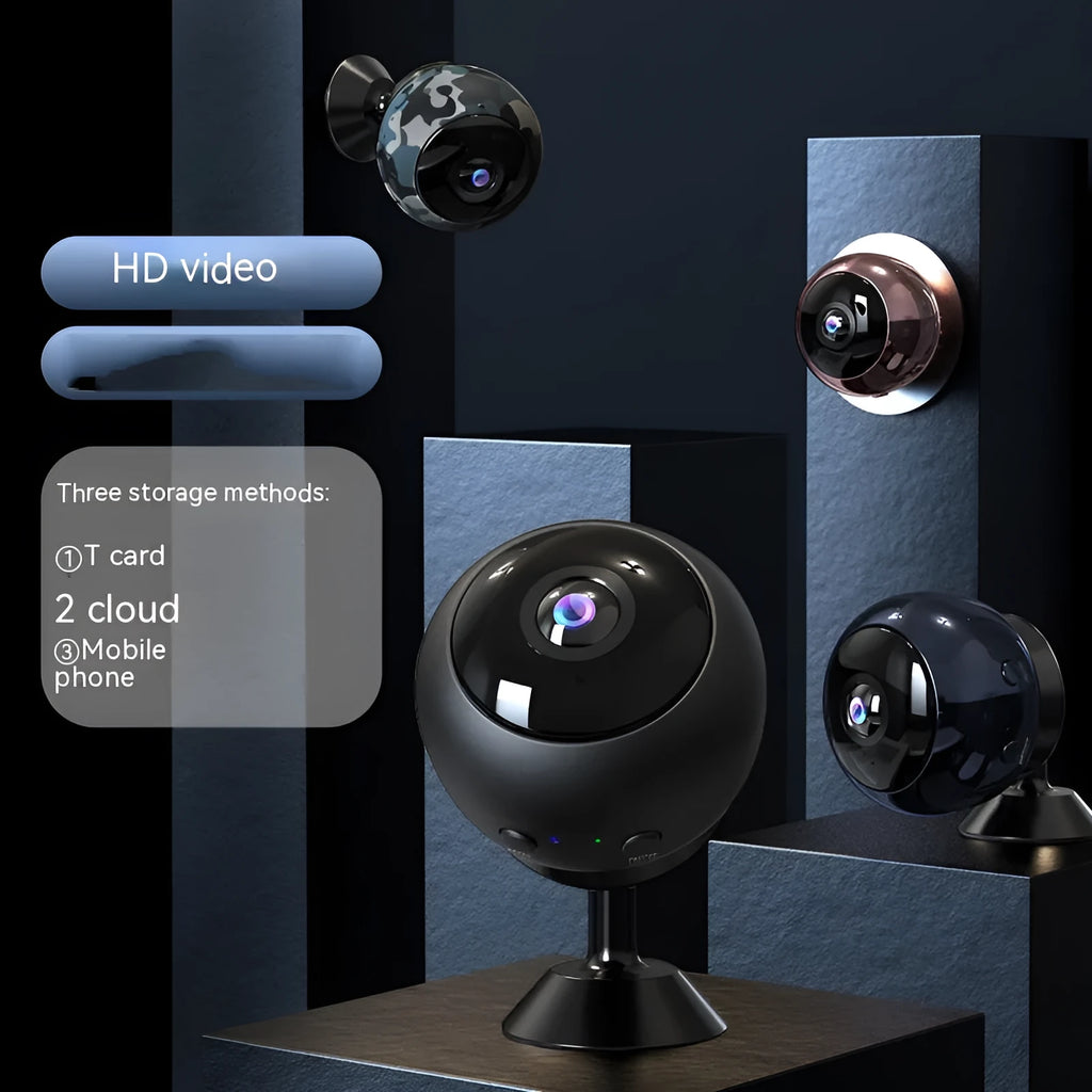 Wireless WIFI surveillance camera with 1080p resolution and 3.6 degree lens