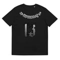 Men's 3D digitally printed casual T-shirt in chemical fibre blend fabric with round neck and short sleeves