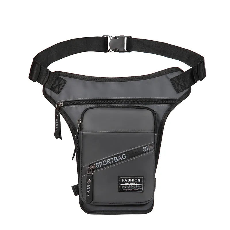 Men's waterproof nylon cycling leg bag in multiple colours for sports and outdoor use