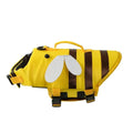 Green dog life jacket with reflective trim and adjustable belly straps for swimming safety