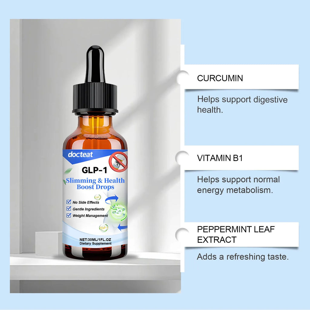 30ml bottle of Traditional Chinese Medicine Extract intestinal care drops with a droplet dispenser.