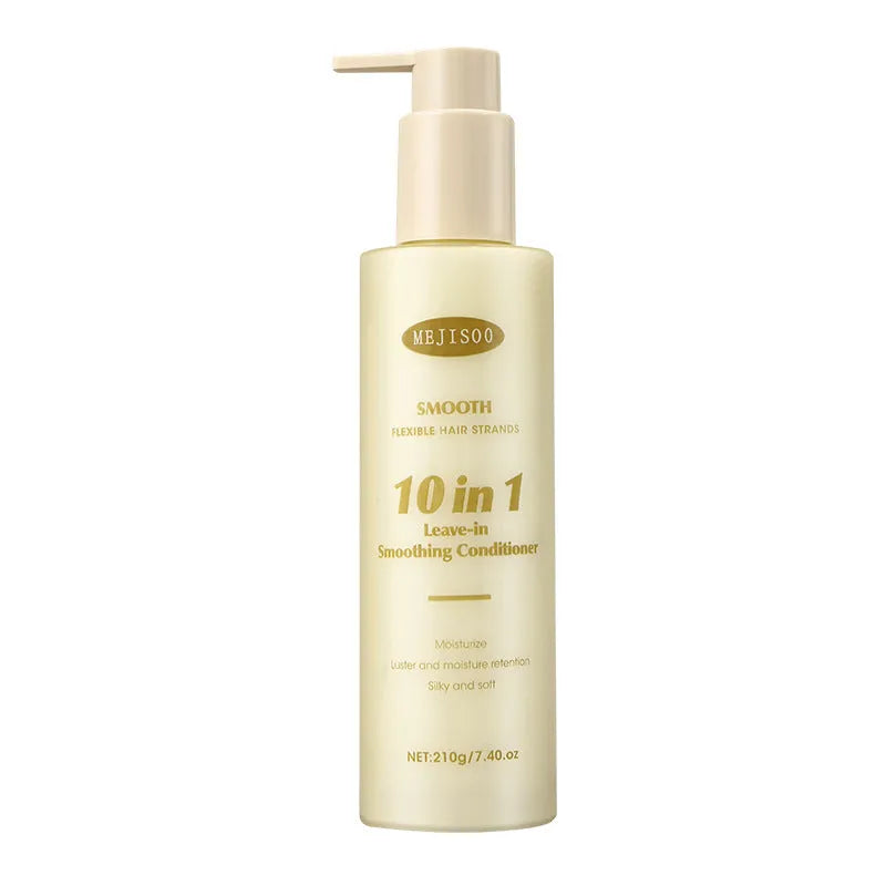 210g wash-free 10-in-1 hair conditioner bottle for ladies frizz control and hair loss reduction