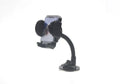 Black plastic car phone holder with suction cup bracket mount