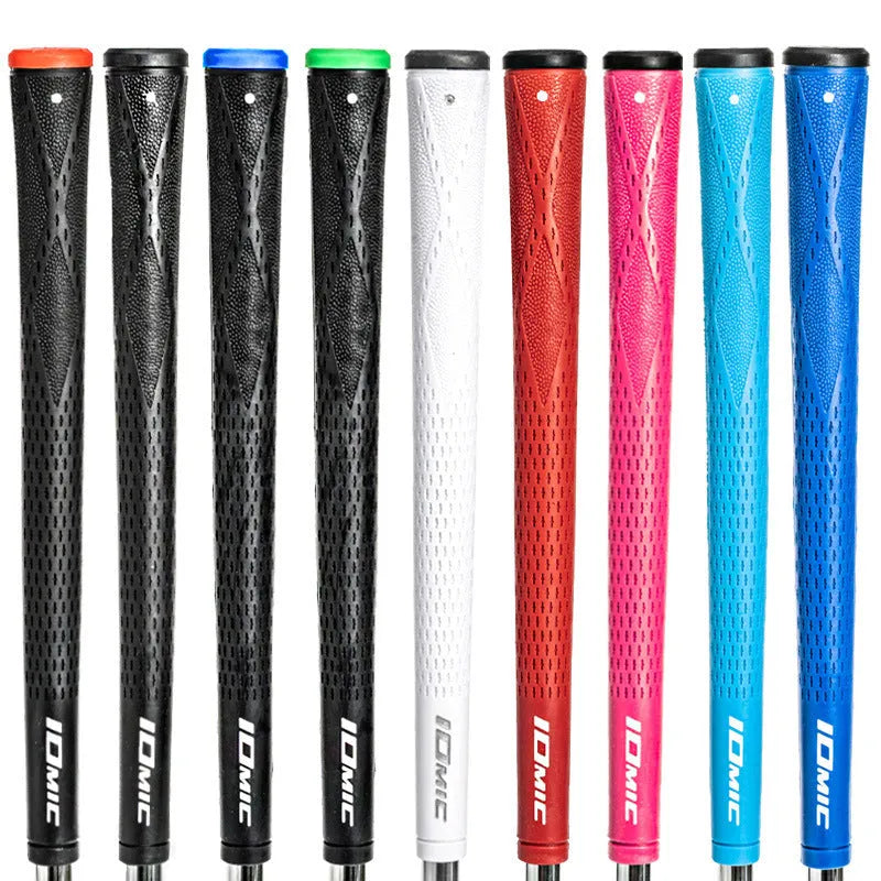 A single TPE/TPR golf club grip shown in one of the nine available colour options.