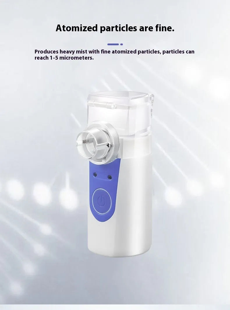 USB handheld columnar plastic nebuliser with 0.5L water tank for household humidification