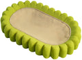 Green oval cat scratch pad bowl made from sisal material with 650mm length