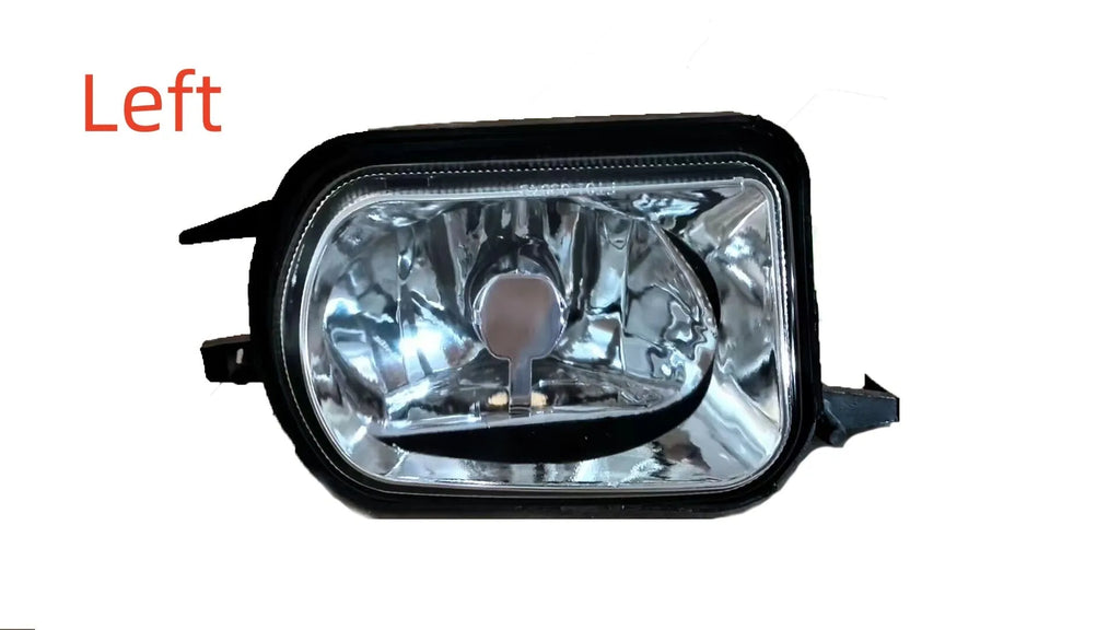 Mercedes-Benz W203 front fog lamp replacement unit with plastic housing