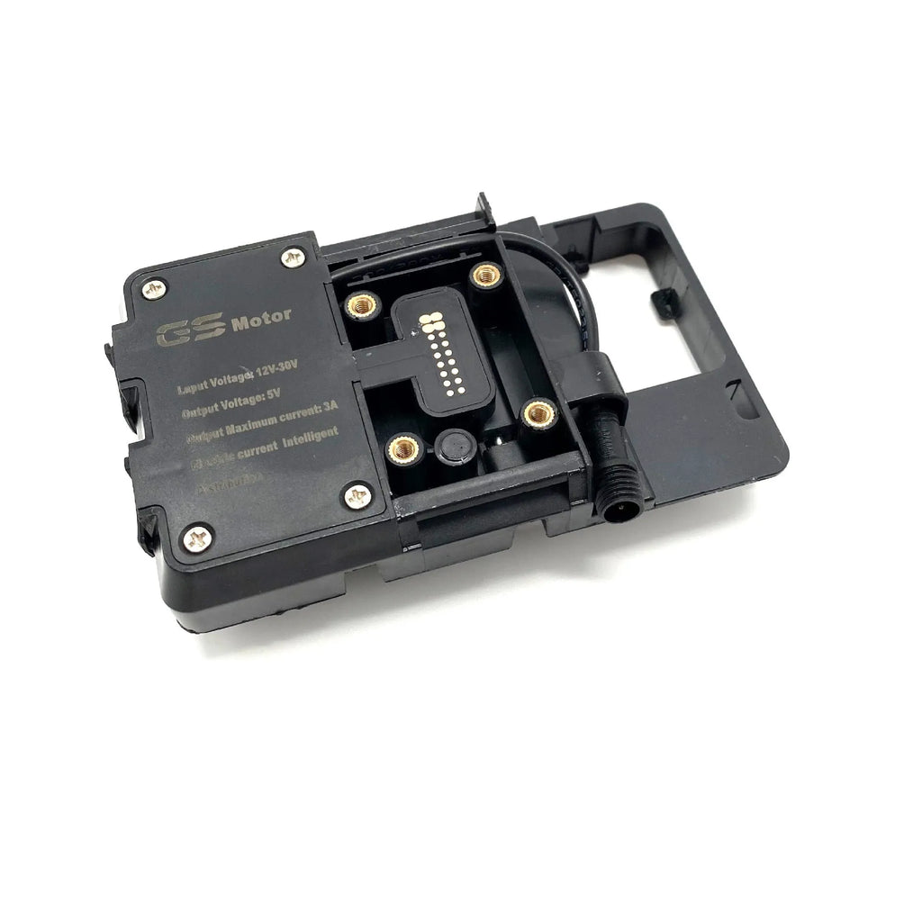 Black ABS plastic motorcycle navigation mounting bracket for BMW GS models
