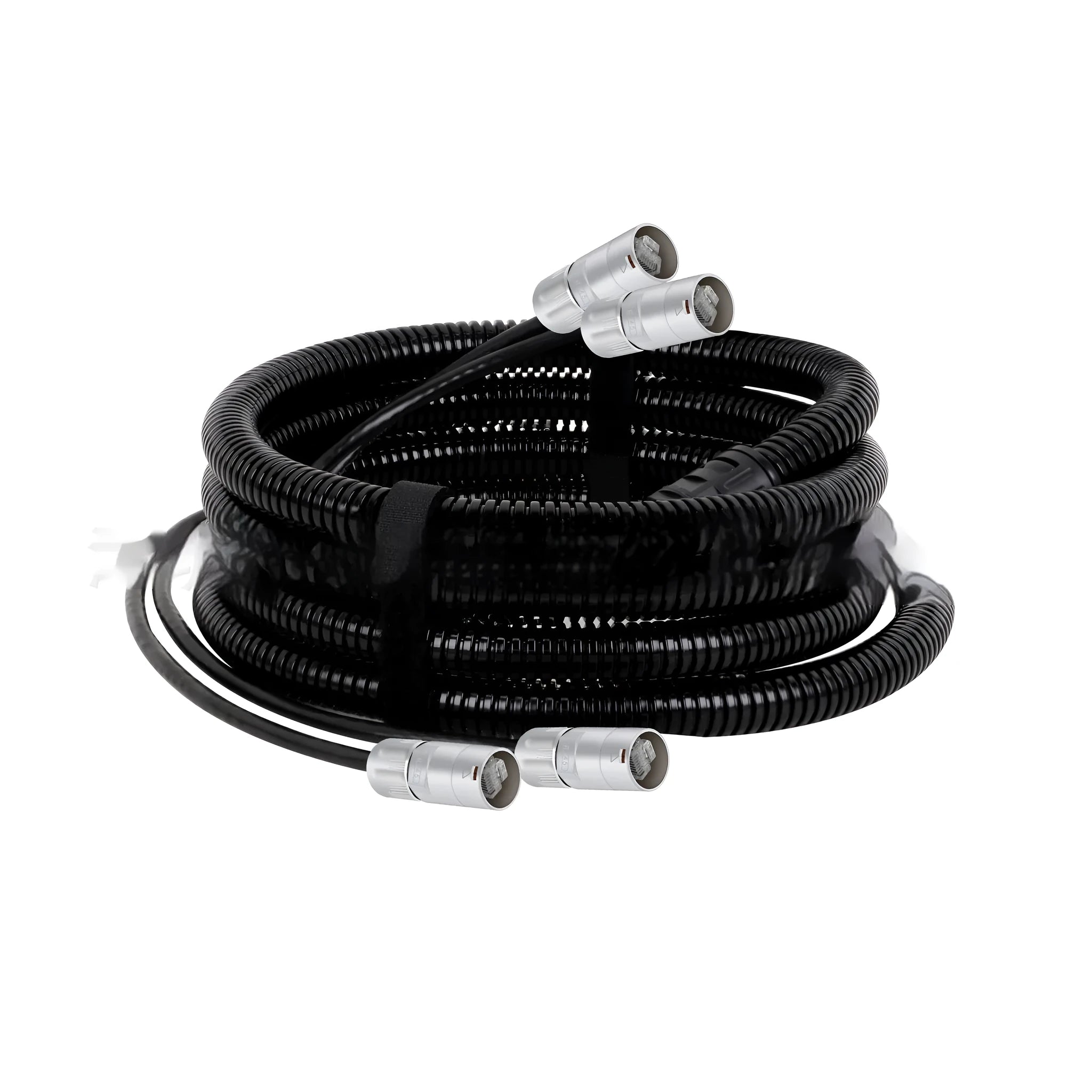 Cat5 and Cat6 Ethernet extension cables with RJ45 connectors in various lengths
